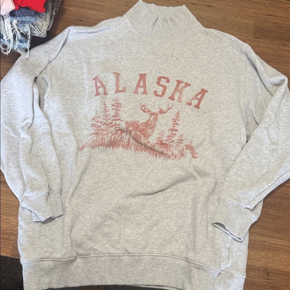 Aerie Gray Alaska Sweatshirt